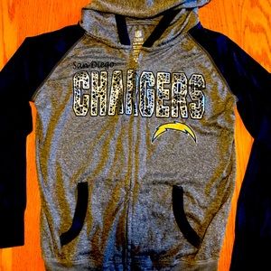SD Chargers LG girls lounge hoodie